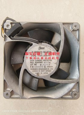 TOBISHI东芝轴流风机TSDF12258-V01 DC25 V 0.2A二手铁叶