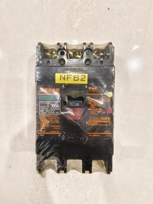 fuji富士漏电开关EG103B 3P 100A 100-200-500ma 100-200V共用