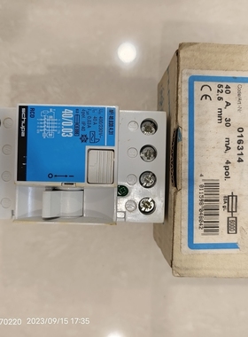 西德schupa蜘蛛漏电开关NFI63/0.03 63A/NFI40.030.4.31