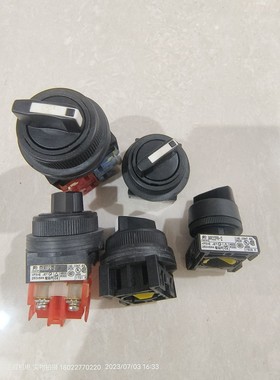 黑色两档旋钮AR22PR-2/AR30PR-2 NO NC其他触点可按需求配