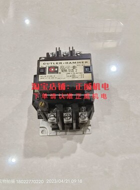 卡特拉汉默接触器C10DN3 C10D-2 NEMA SIZE 2 120V带辅助C320KB1