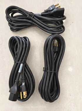 VOLEX美标主电源线17501 10 B1,NEMA 5-15P至IEC 60320 C13停产