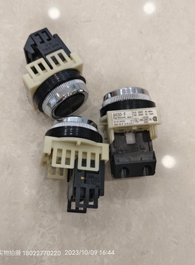 FUJI富士黑色平头自复按钮AH30-FB10 AH30-F AHX291 AH x 290