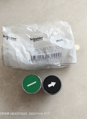 施耐德带功能符合按钮头ZB2BA331C带功能符号平头按钮头ZB2BA335C