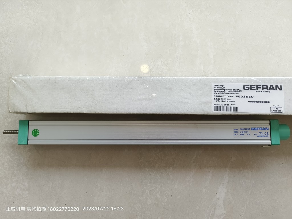 Italy意大利GEFRAN杰佛伦电子尺LT-M-0275-S 04422598注塑机备件