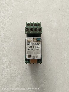 finder继电器带底座TYPE 55.34 24VDC/MY4N-GS