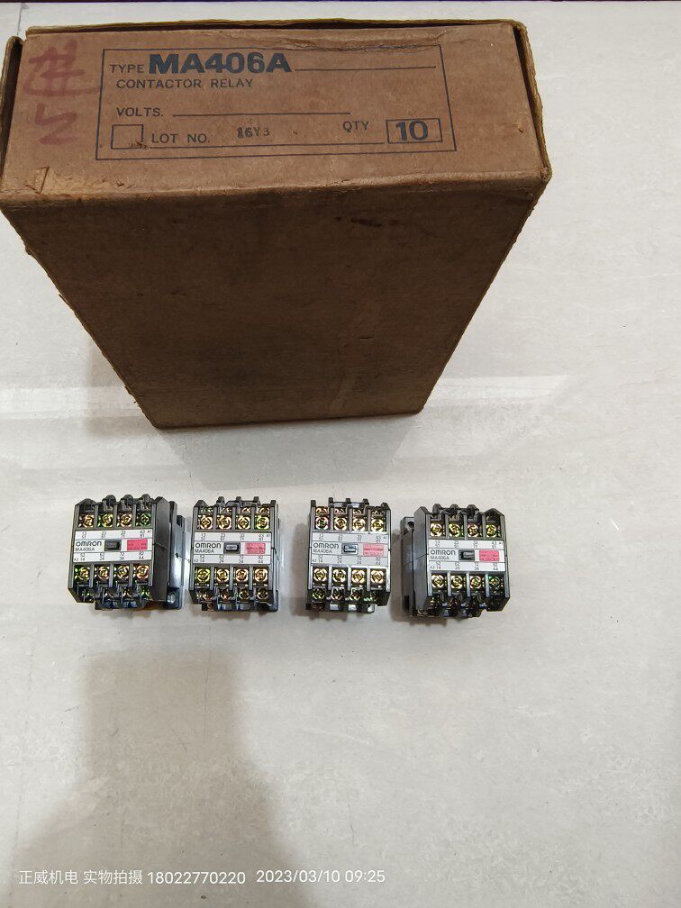 日本进口欧姆龙接触器MA406A 220V 全新原装正品现货库存2个