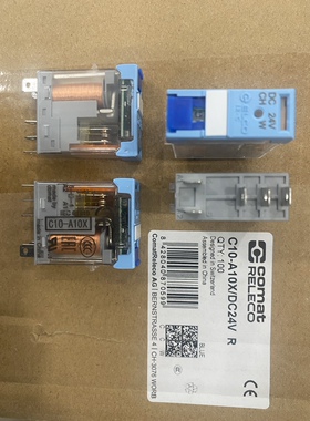 RELECO COMT ELCO宜科继电器C10-A10X/DC24VR底座S10短接条S10-BB