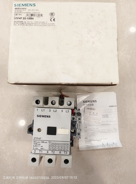 西门子接触器3TF4722-1XB4 24VDC(3TF46-51/1X+3TY7561-1AA00）