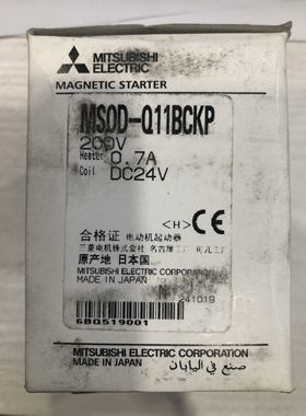 原装三菱电动机起动器MSOD- Q11BCKP DC24V 0.7A=SD-Q11+TH-T18KP