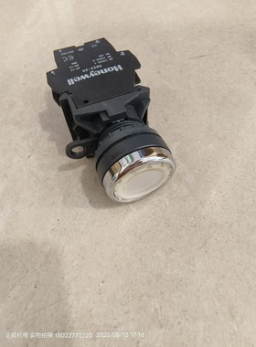 美国Honeywell霍尼韦尔白色带灯自复按钮AB22-10 AB22-20 3a