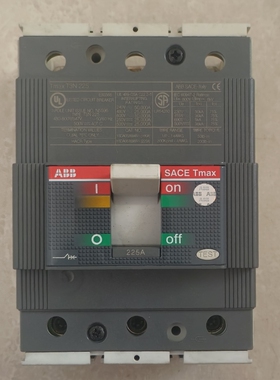 ABB断路器SACE TMAX T3N225 3P 225A订货号1SDA053566R1现货3个