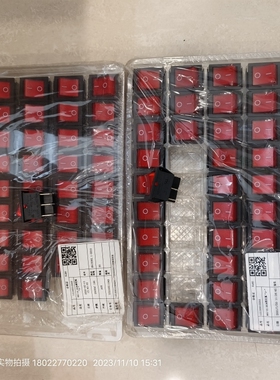 万事达SOKEN船型开关RK1-01 2X1N黑红弧“0-”/RK1-01 2X2N黑红弧