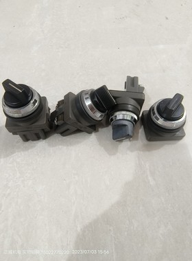 黑色灰色两档旋钮开关ASN311 1a1b带触点NO NC其他触点可按需求配