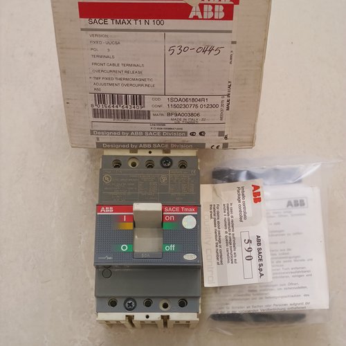 ABB断路器SACE TMAX T1N100 3P 50A订货号1SDA061804R1