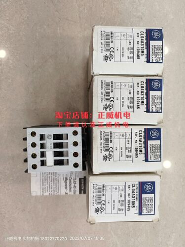 美国GE通用接触器CL04A310M5 CL04A310M 220V 380V=18kw新标AEG