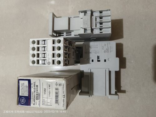 波兰产美国通用GE接触器式继电器RL4RD031TWJD-RAIL 110V 3NO/1NC