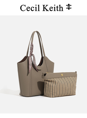 2024秋冬新款大容量通勤托特包子母水桶包高级感休闲手提单肩包女