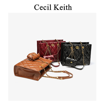 横款时尚单肩托特包女