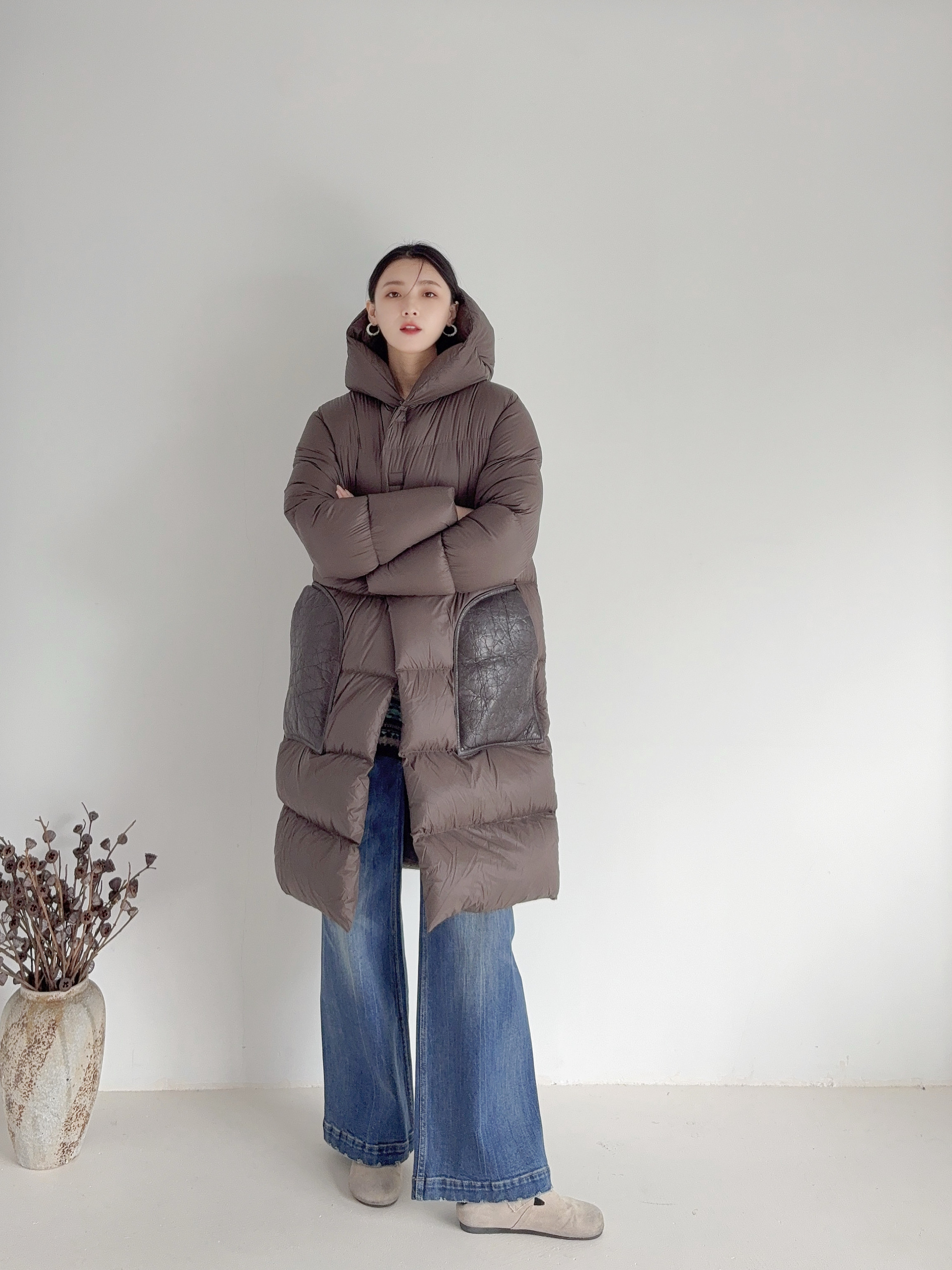 李cc·秋冬新款慵懒风加厚保暖显瘦宽松羽绒棉服女