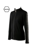 子溜冰训练服套装 VALEVA花样滑冰训练服上衣 裤 镶钻定制