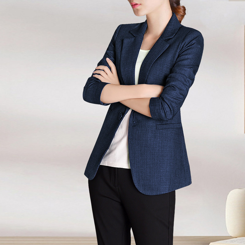 小西装外套2025春装新款女时尚ol职业休闲小个子修身西服上衣