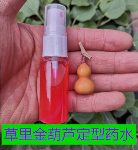 草里金定型药水葫芦缩小特把玩