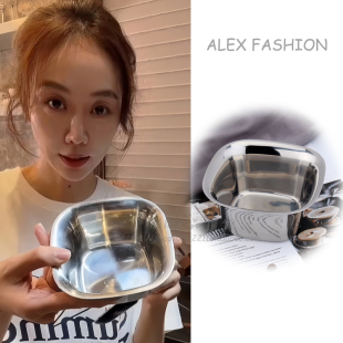 二胖小红婶姜妍同款 方形碗方形小碗配菜碗水果零食碗高端小料理碗