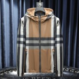2025新款高端品质韩版男士连帽夹克外套QT6012AFD7780-P145，男装夹克，钱塘6012-1(原3012-1)