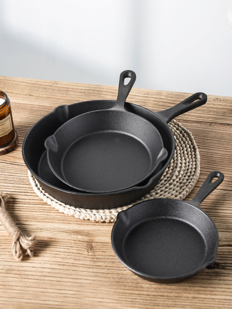 铸铁小平底锅迷你煎蛋锅无油烟生铁物理不粘锅烙饼锅小炒锅电磁炉,厨房/烹饪用具,炖锅/炖煲/汤煲,淘宝优惠券,粉丝福利购,淘宝优惠卷