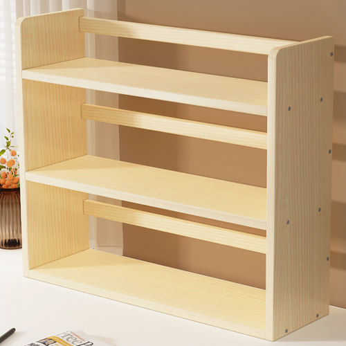 书架桌面简易置物架落地飘窗家用