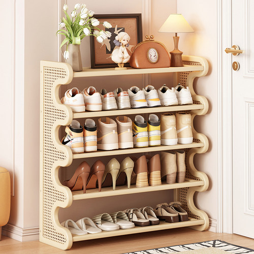 入户门口小窄多层防尘收纳鞋架