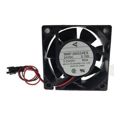 全新三菱MMF-06G24ES-ROA 24V 0.10A 2线6CM雷达专用散热风扇6025