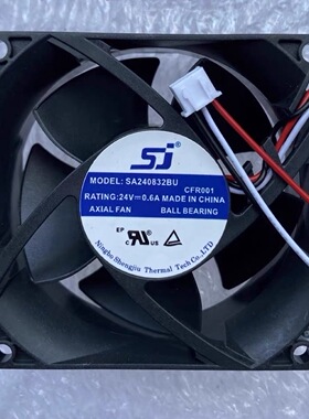 全新生久 SA240832BU 8032 8CM DC24V 0.6A 交换机变频器散热风扇