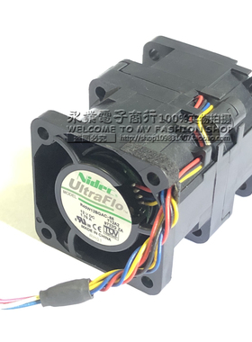原装nidec R40W12BGAC-65 12V 1.75A 4056 4cm服务器暴力散热风扇