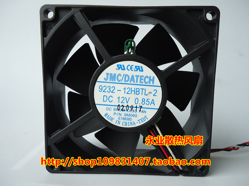 JMC/DATECH 9032 9232-12HBTL-2 12V 0.85A 温控风扇92*32mm/