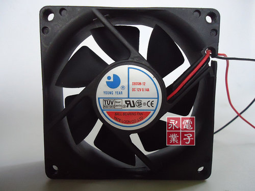 YOUNG YEAR D80SM-12 DC 12V 0.14A 8025