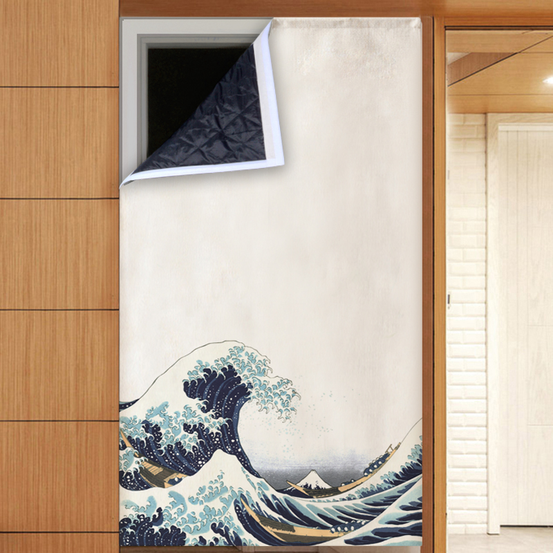 日式空调店铺商用防冷风挡风帘