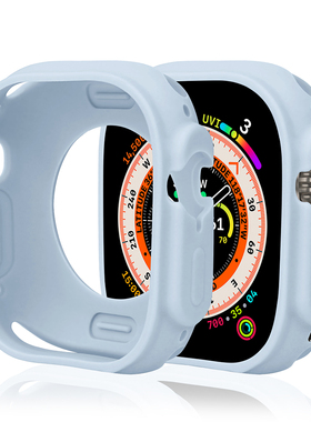 适用苹果手表iwatch11S10987654SE2糖果色硅胶软套ultra3半包表壳