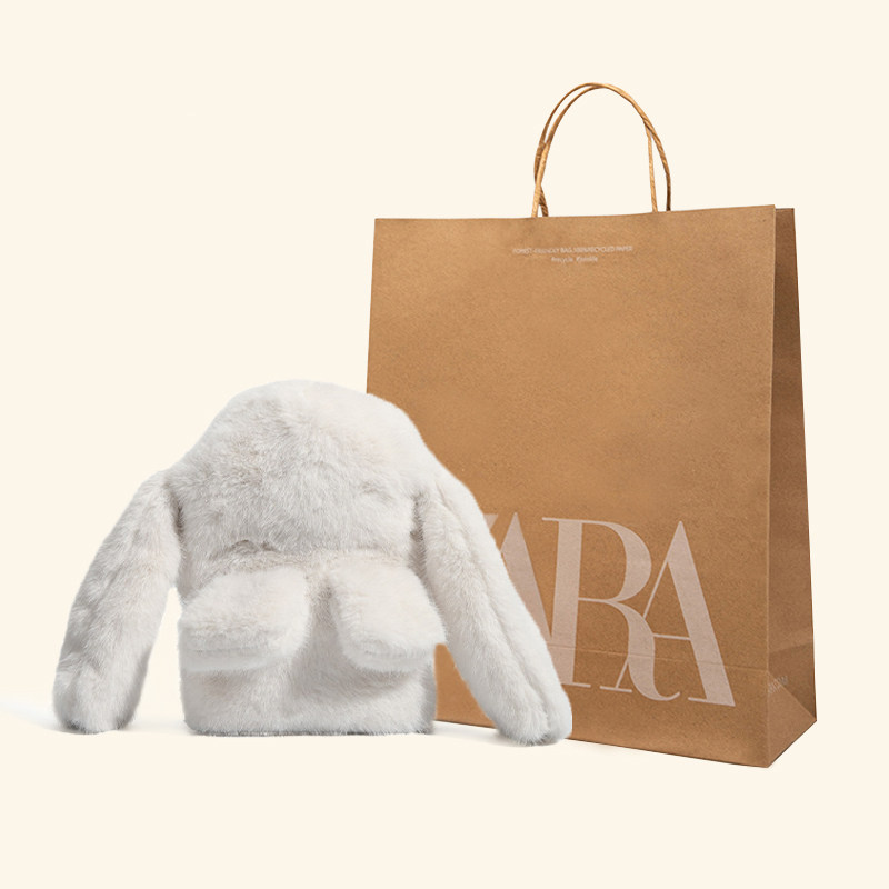 叛逆千金风原创链条兔兔双肩包女2025新款洋气毛毛包包毛绒小包,箱包皮具/热销女包/男包,通用款女包,淘宝优惠券,粉丝福利购,淘宝优惠卷