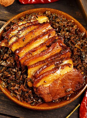 梅菜扣肉正宗虎皮扣肉500g1000g熟食下酒红烧肉加热即食真空包装