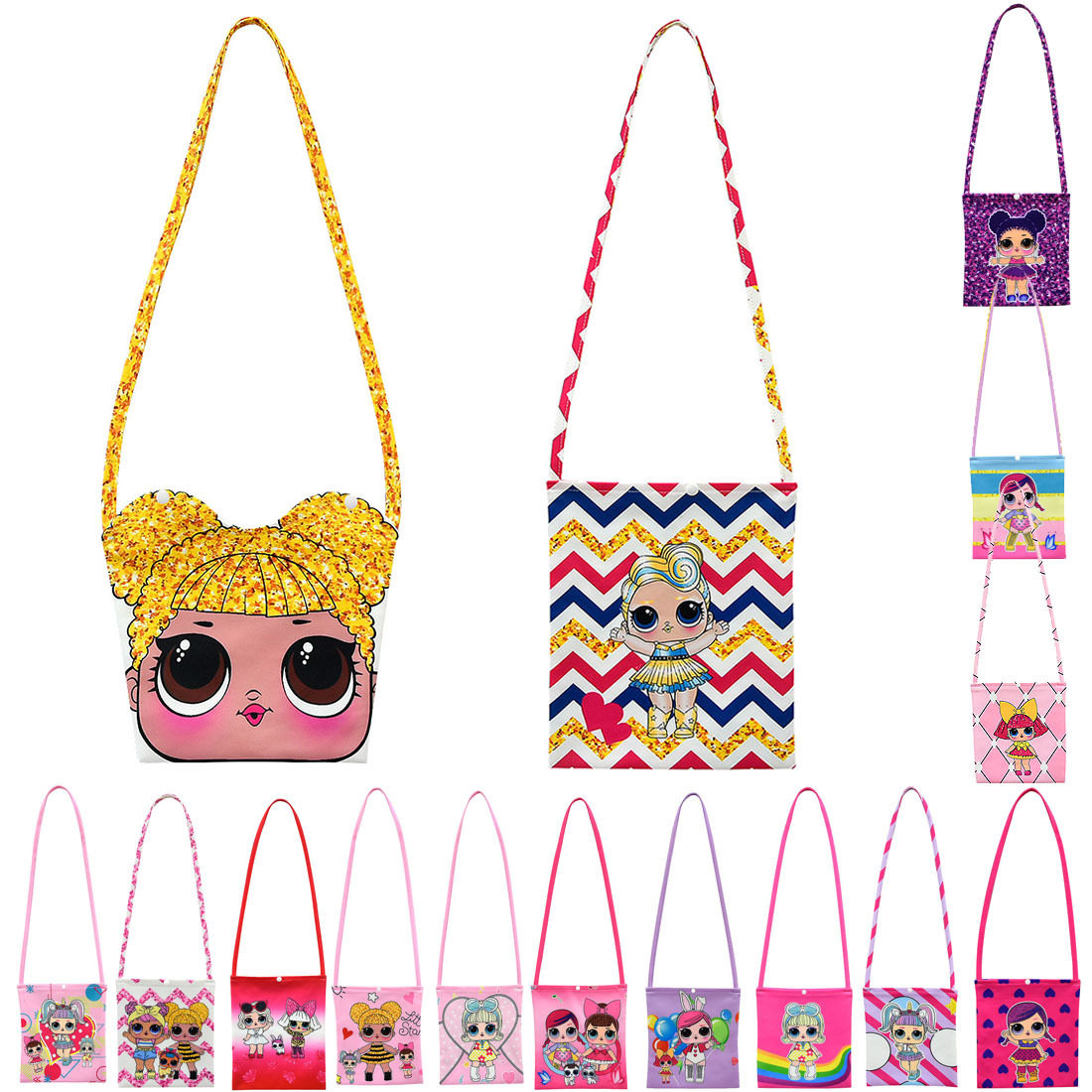 cute lol doll cartoon  shoulder bag kids toy birthday gift