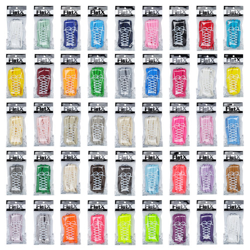 FlatX原装AJ1 AJ3 AJ4 AJ5 6高低帮扁鞋带正品黑白灰红蓝橙紫黄色