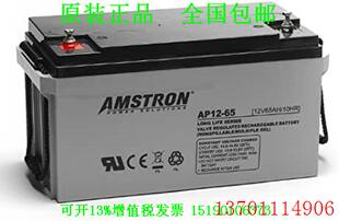 美国AMSTRON AP12-65 12V65AH蓄电池 进口 船舶 通信 医疗