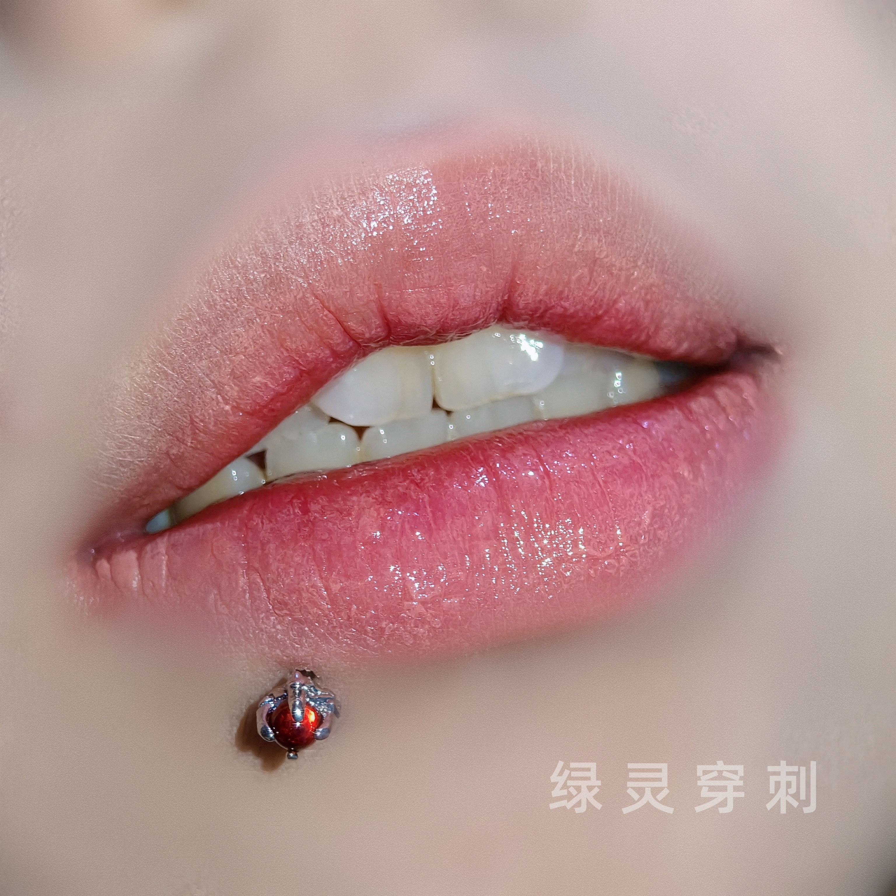绿灵 蛋白石龙爪 唇钉钛钢外螺纹平底耳骨钉唇环饰品亚文化小众,饰品/流行首饰/时尚饰品新,唇环/唇钉,淘宝优惠券,粉丝福利购,淘宝优惠卷