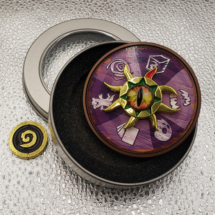 妙趣小坊 炉石传说幸运币 啪啪币 尤格萨隆命运之轮 EDC 掌上玩具