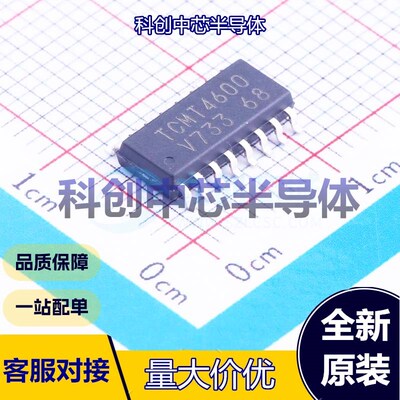 1个 TCMT4600 晶体管输出光耦 SOP-16-4.4mm AC,DC 光电三极管 1.