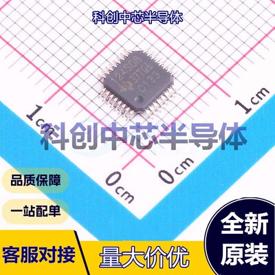 1个 ADS124S08IPBSR 模数转换芯片ADC TQFP-32(5x5) 24位 4kHz 12
