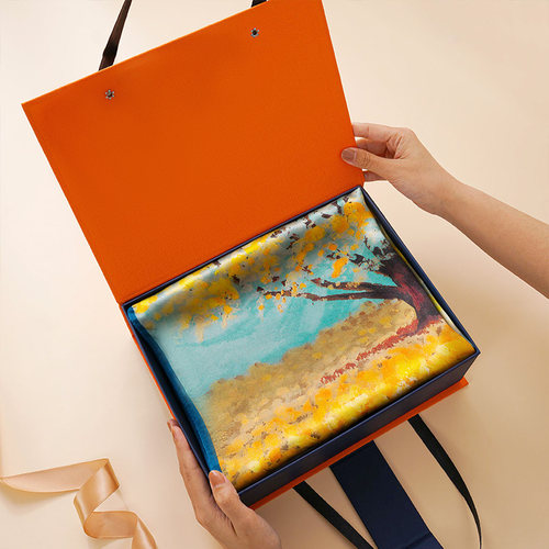 丝巾小方巾礼盒杭州丝绸特产