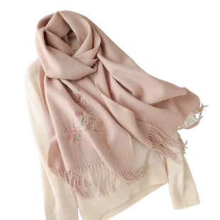 羊毛围巾羊绒礼盒送妈妈款长辈老年人奶奶婆婆生日的礼物实用礼品